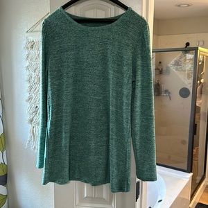 Soft green sweater